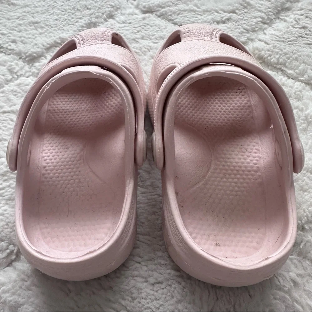 Baby | Pink Kids PVC Rubber Slippers | Size 2